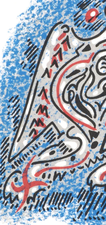 Andr Masson, Composition (Cramer 97), Une Toile De Craie, Lithograph