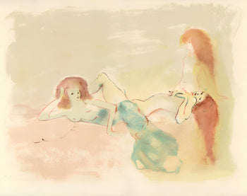 Lonor Fini, Composition, Paralllement, Lithograph