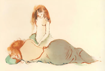 Lonor Fini, Composition, Paralllement, Lithograph