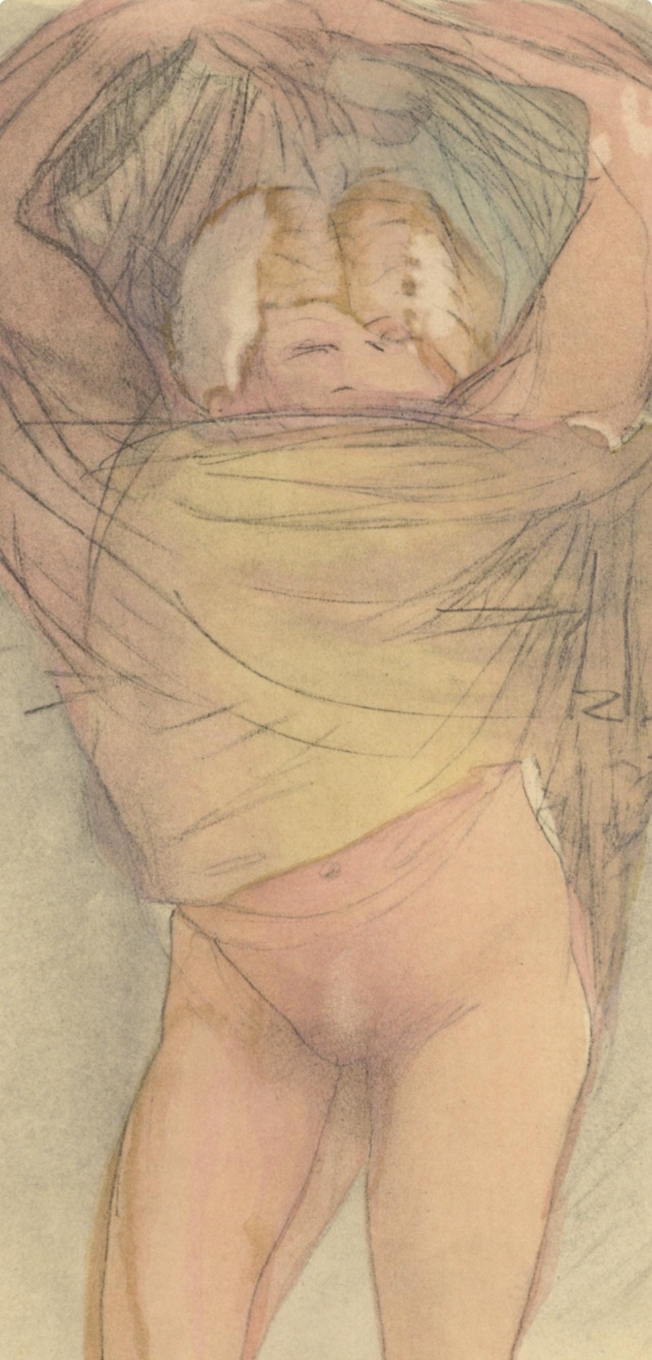 Auguste Rodin, Composition, La Varende, Rodin, Lithograph