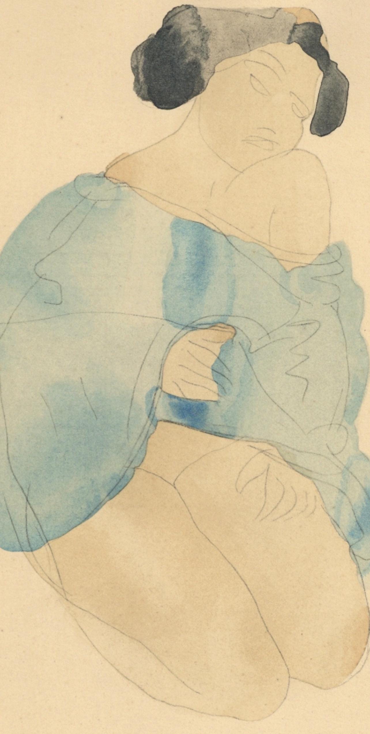 Auguste Rodin, Composition, La Varende, Rodin, Lithograph