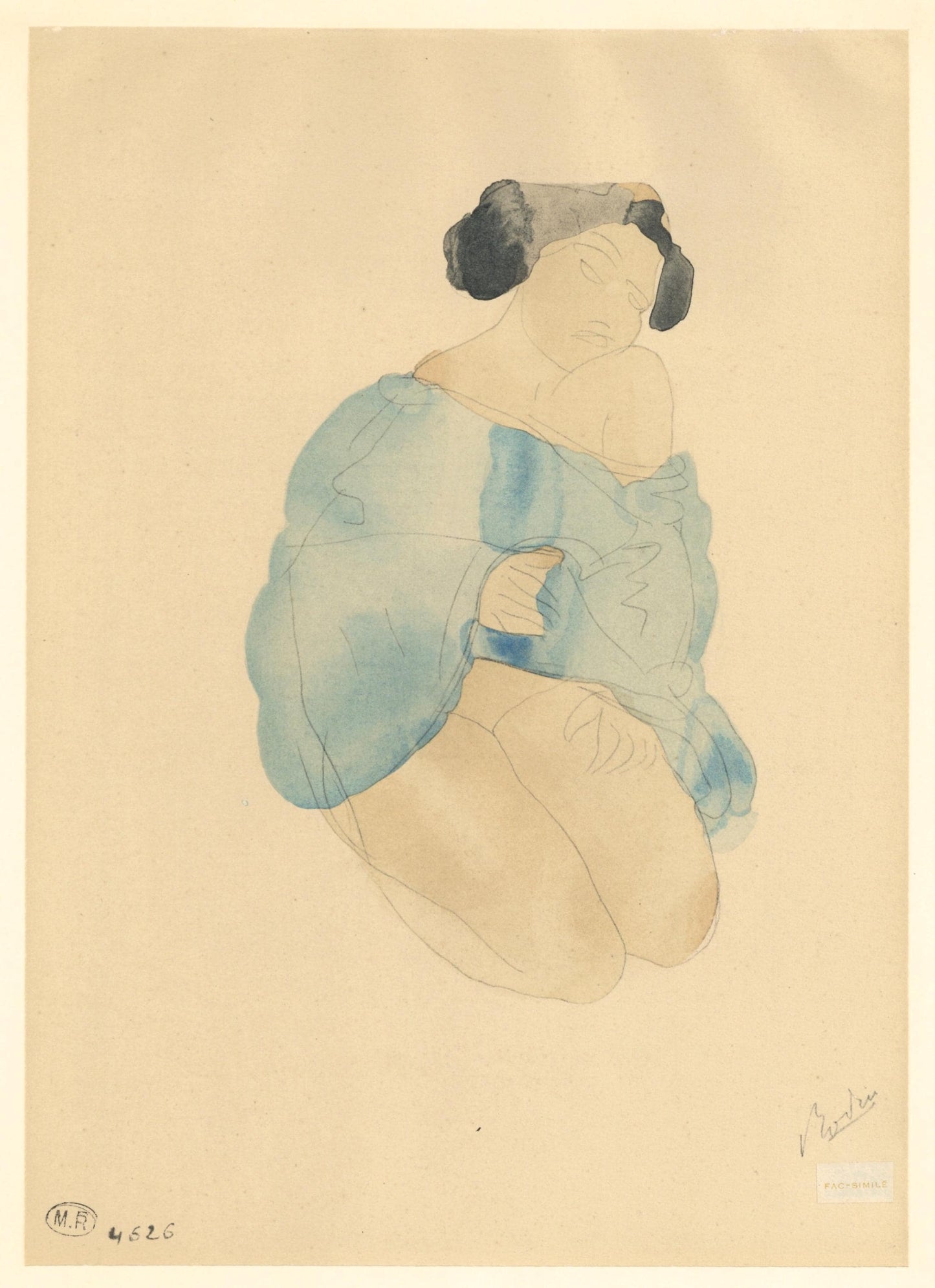 Auguste Rodin, Composition, La Varende, Rodin, Lithograph