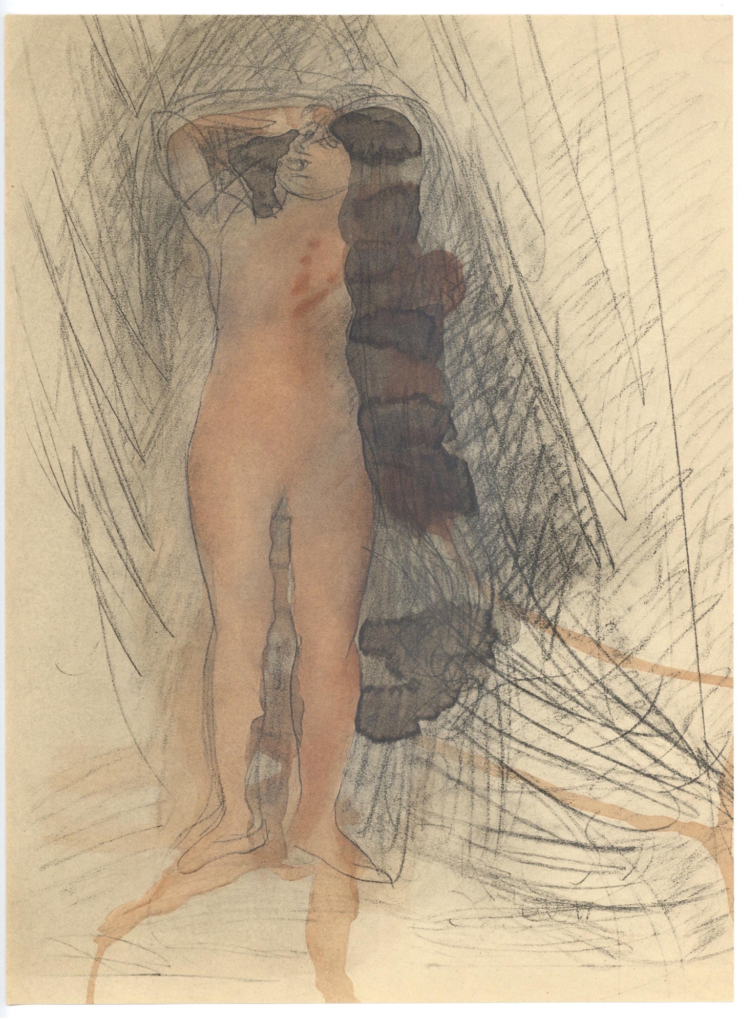 Auguste Rodin, Composition, La Varende, Rodin, Lithograph