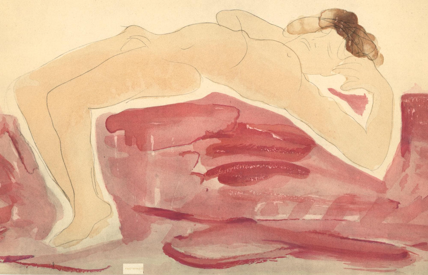 Auguste Rodin, Composition, La Varende, Rodin, Lithograph