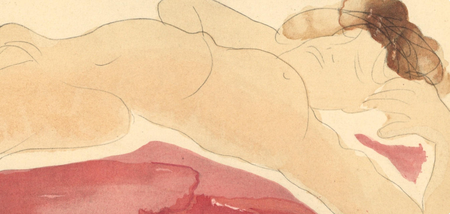 Auguste Rodin, Composition, La Varende, Rodin, Lithograph