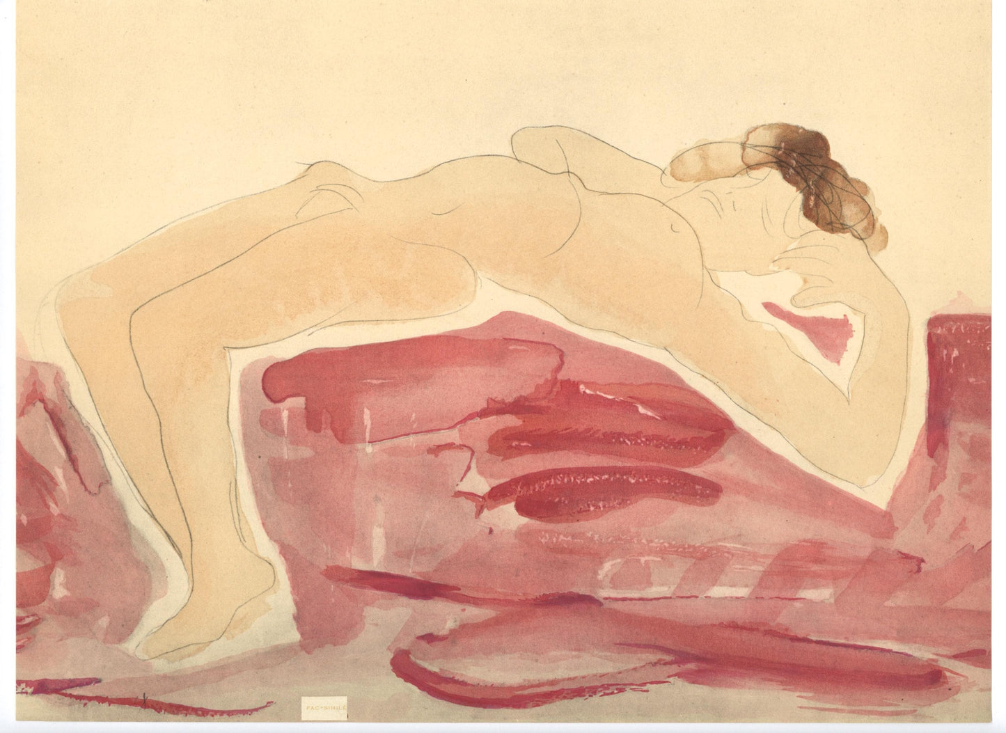 Auguste Rodin, Composition, La Varende, Rodin, Lithograph