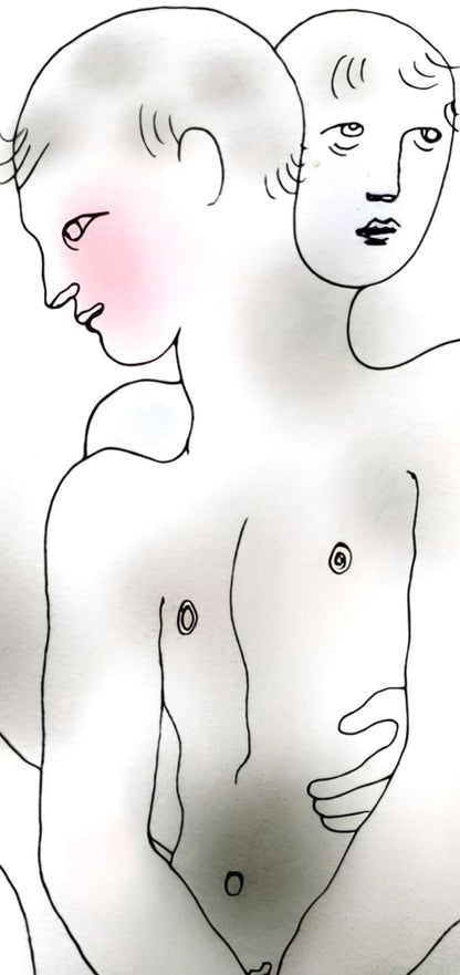 Jean Cocteau, Composition, Le Livre Blanc, Lithograph
