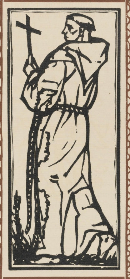 Mile Bernard, Composition (Morane, No. 100), Les Petites Fleurs De St. Franoise, Woodcut