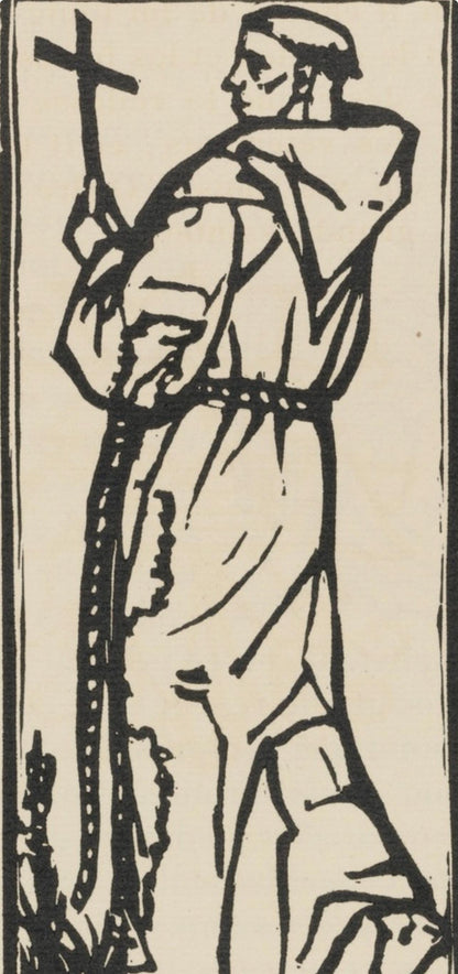 Mile Bernard, Composition (Morane, No. 100), Les Petites Fleurs De St. Franoise, Woodcut