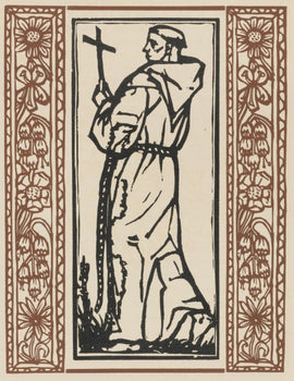 Mile Bernard, Composition (Morane, No. 100), Les Petites Fleurs De St. Franoise, Woodcut