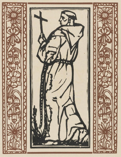 Mile Bernard, Composition (Morane, No. 100), Les Petites Fleurs De St. Franoise, Woodcut
