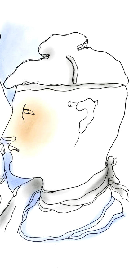 Jean Cocteau, Composition, Le Livre Blanc, Lithograph