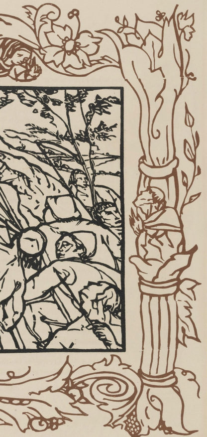 Mile Bernard, Composition (Morane, No. 100), Les Petites Fleurs De St. Franoise, Woodcut