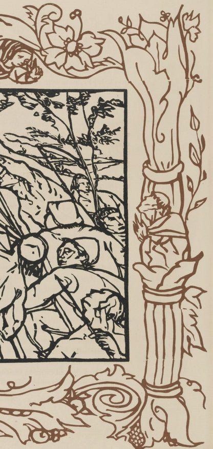 Mile Bernard, Composition (Morane, No. 100), Les Petites Fleurs De St. Franoise, Woodcut