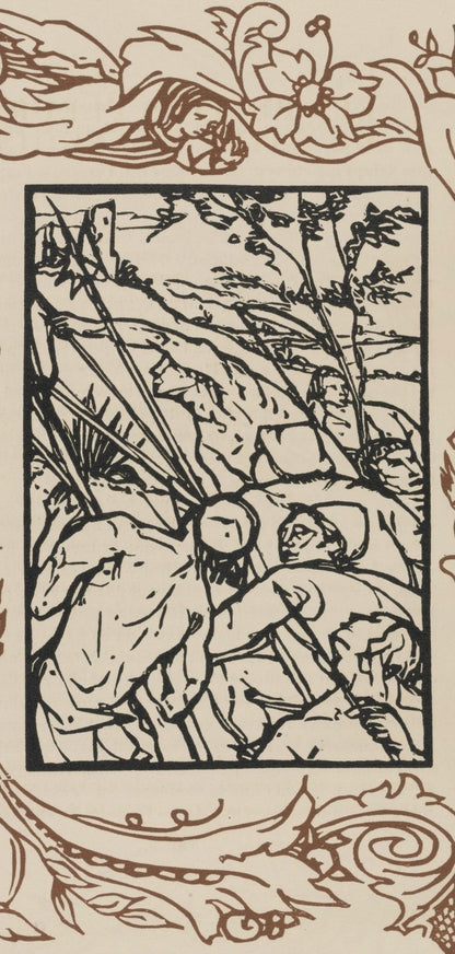 Mile Bernard, Composition (Morane, No. 100), Les Petites Fleurs De St. Franoise, Woodcut