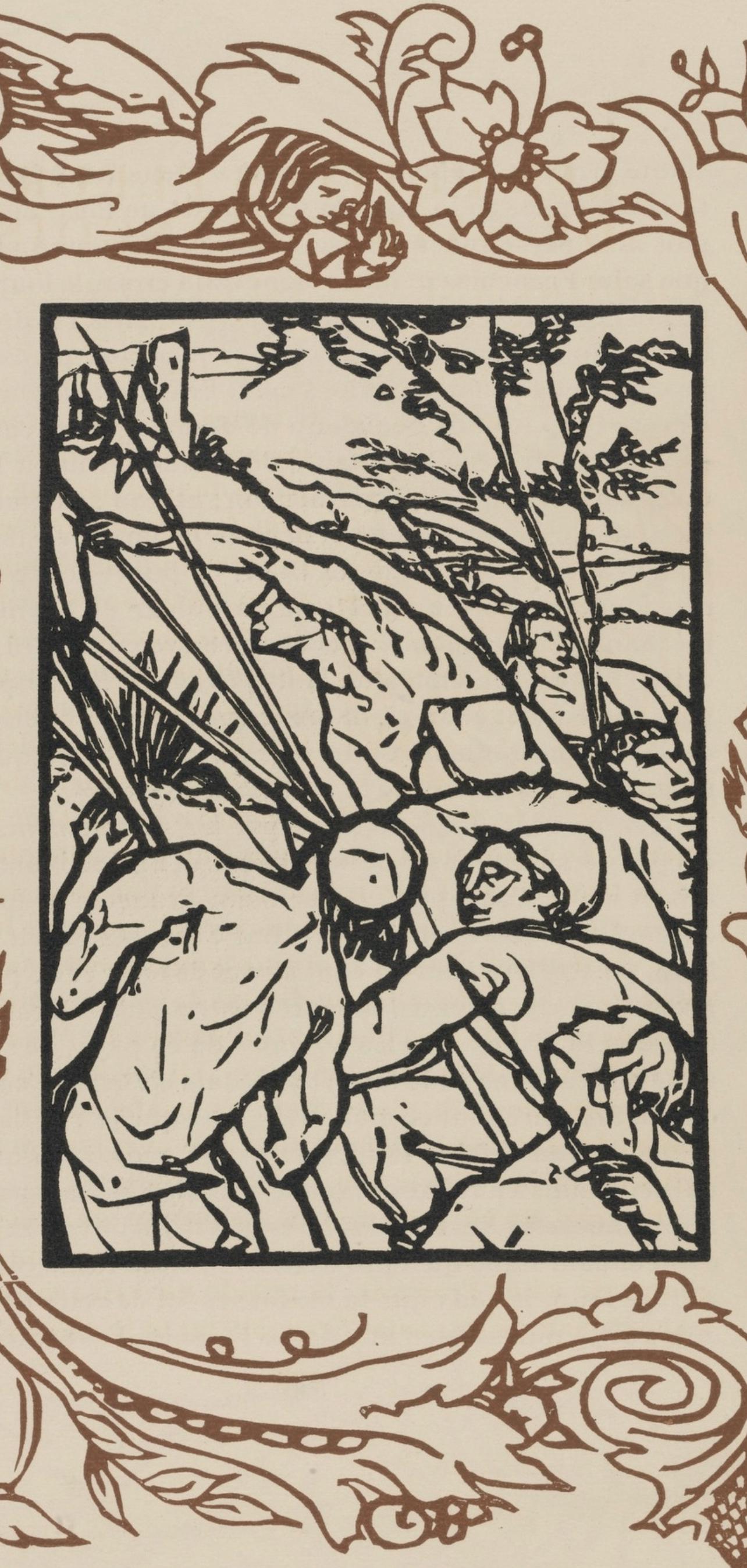 Mile Bernard, Composition (Morane, No. 100), Les Petites Fleurs De St. Franoise, Woodcut