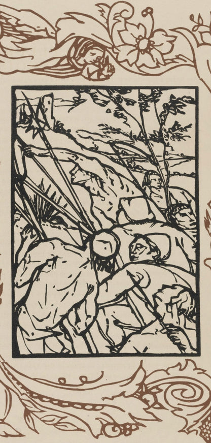 Mile Bernard, Composition (Morane, No. 100), Les Petites Fleurs De St. Franoise, Woodcut
