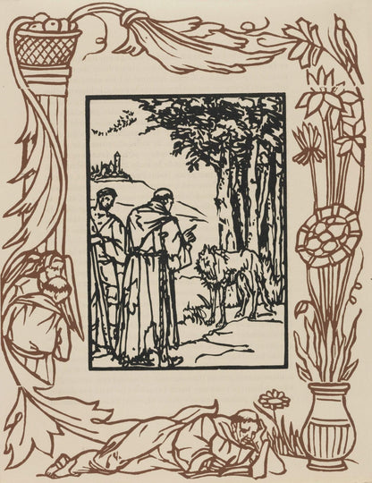 Mile Bernard, Composition (Morane, No. 100), Les Petites Fleurs De St. Franoise, Woodcut