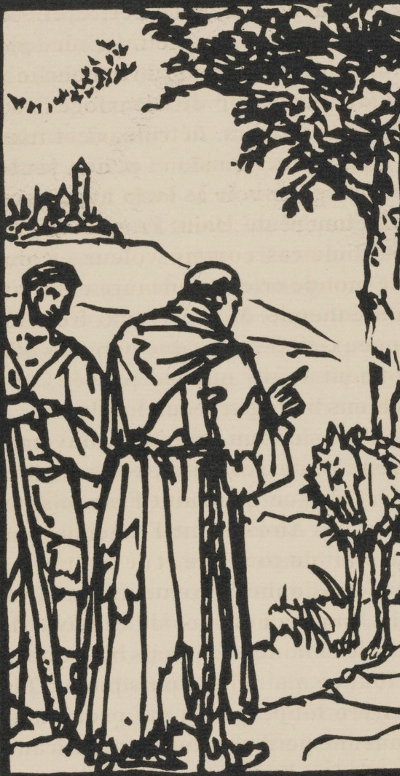 Mile Bernard, Composition (Morane, No. 100), Les Petites Fleurs De St. Franoise, Woodcut