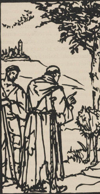 Mile Bernard, Composition (Morane, No. 100), Les Petites Fleurs De St. Franoise, Woodcut