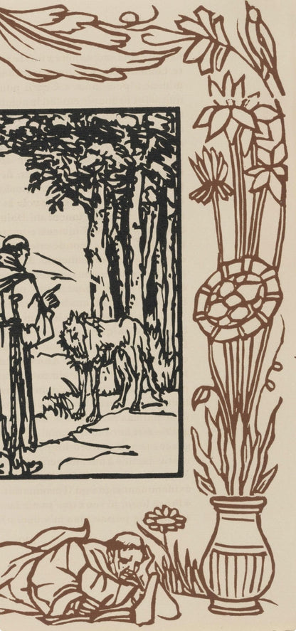 Mile Bernard, Composition (Morane, No. 100), Les Petites Fleurs De St. Franoise, Woodcut