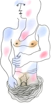 Jean Cocteau, Composition, Le Livre Blanc, Lithograph
