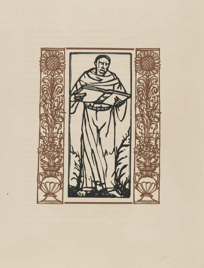 Mile Bernard, Composition (Morane, No. 100), Les Petites Fleurs De St. Franoise, Woodcut