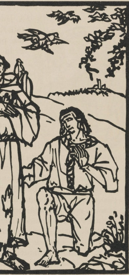 Mile Bernard, Composition (Morane, No. 100), Les Petites Fleurs De St. Franoise, Woodcut