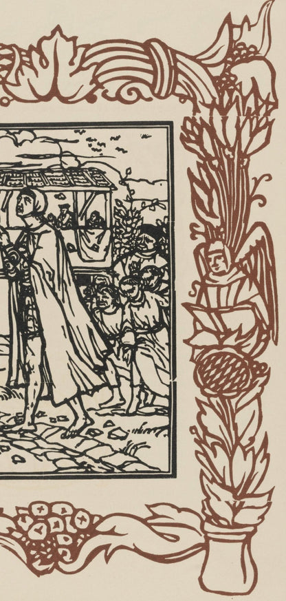 Mile Bernard, Composition (Morane, No. 100), Les Petites Fleurs De St. Franoise, Woodcut