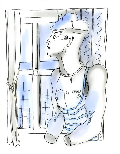 Jean Cocteau, Composition, Le Livre Blanc, Lithograph