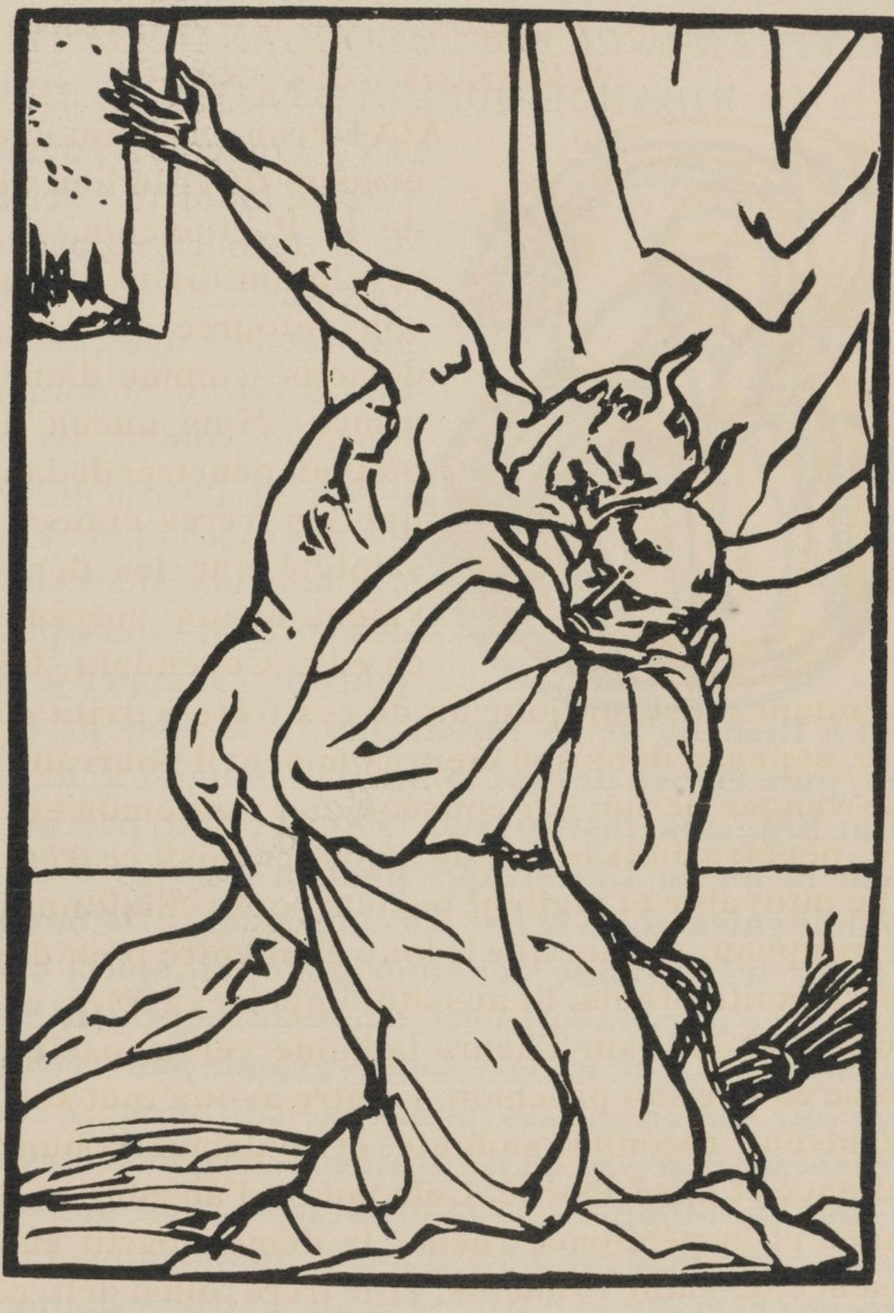 Mile Bernard, Composition (Morane, No. 100), Les Petites Fleurs De St. Franoise, Woodcut