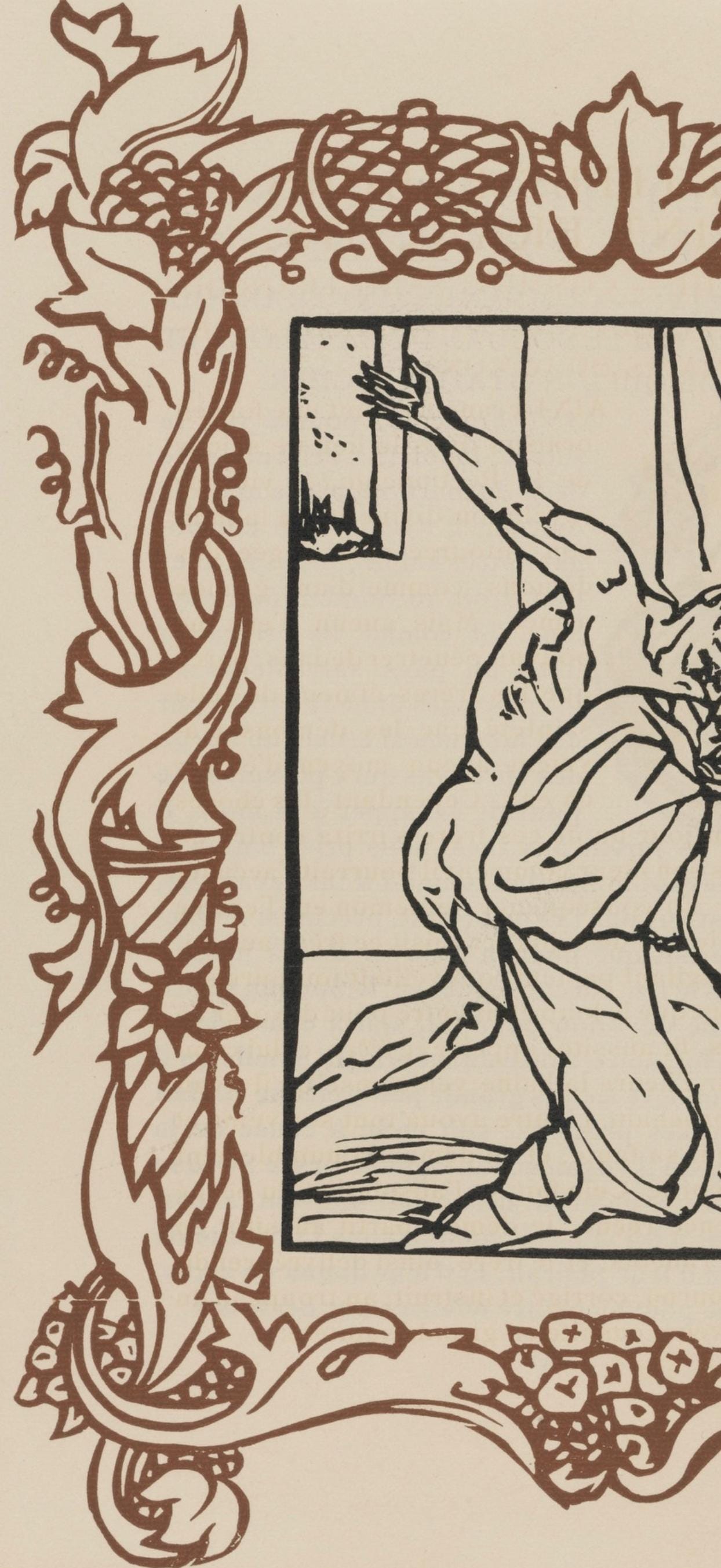 Mile Bernard, Composition (Morane, No. 100), Les Petites Fleurs De St. Franoise, Woodcut