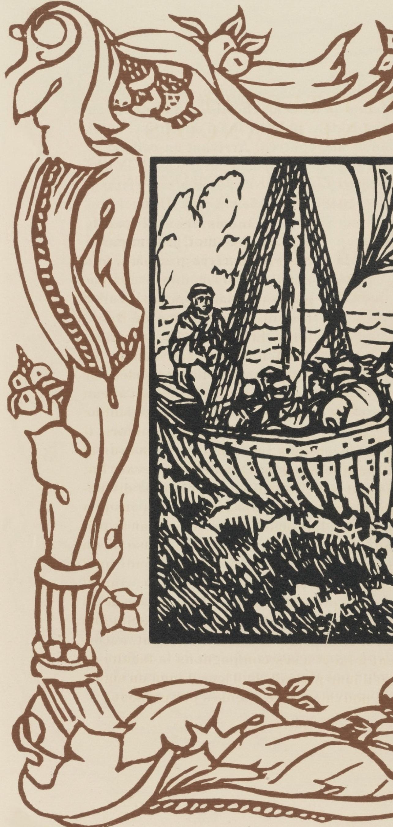 Mile Bernard, Composition (Morane, No. 100), Les Petites Fleurs De St. Franoise, Woodcut