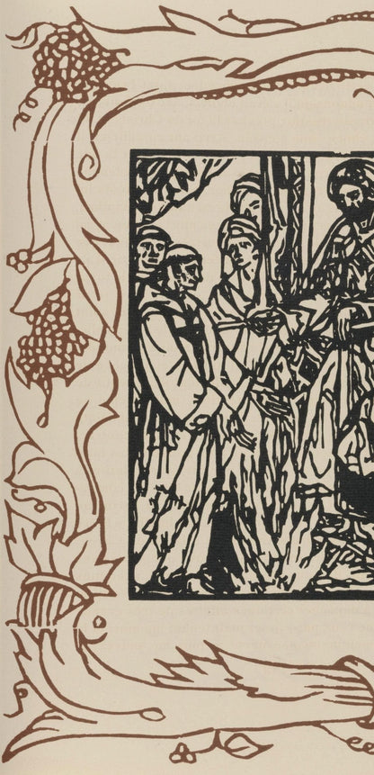 Mile Bernard, Composition (Morane, No. 100), Les Petites Fleurs De St. Franoise, Woodcut
