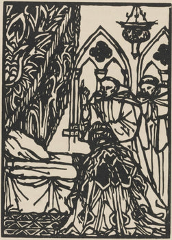 Mile Bernard, Composition (Morane, No. 100), Les Petites Fleurs De St. Franoise, Woodcut