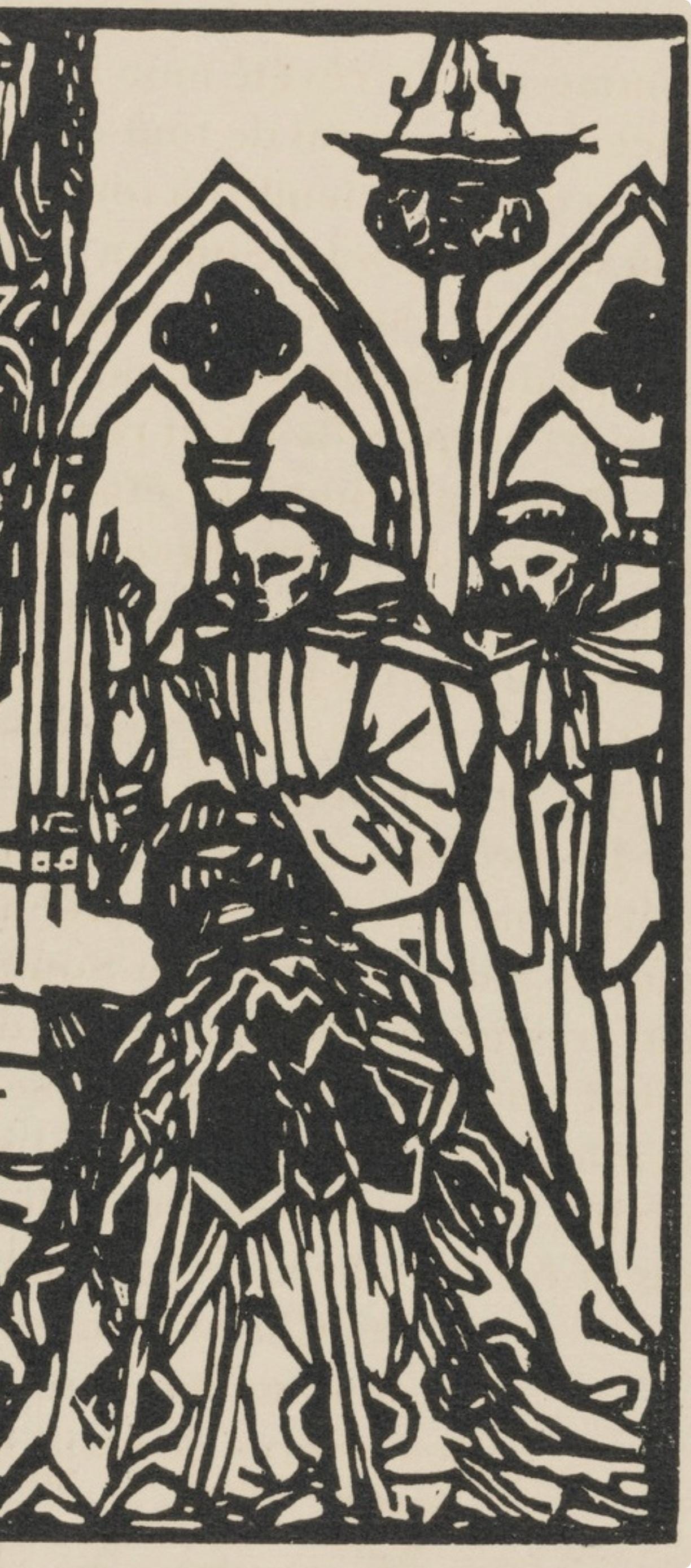 Mile Bernard, Composition (Morane, No. 100), Les Petites Fleurs De St. Franoise, Woodcut