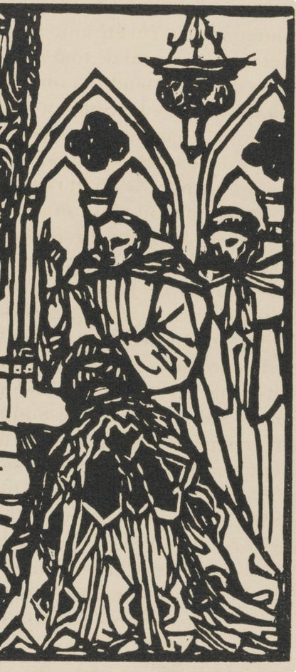 Mile Bernard, Composition (Morane, No. 100), Les Petites Fleurs De St. Franoise, Woodcut