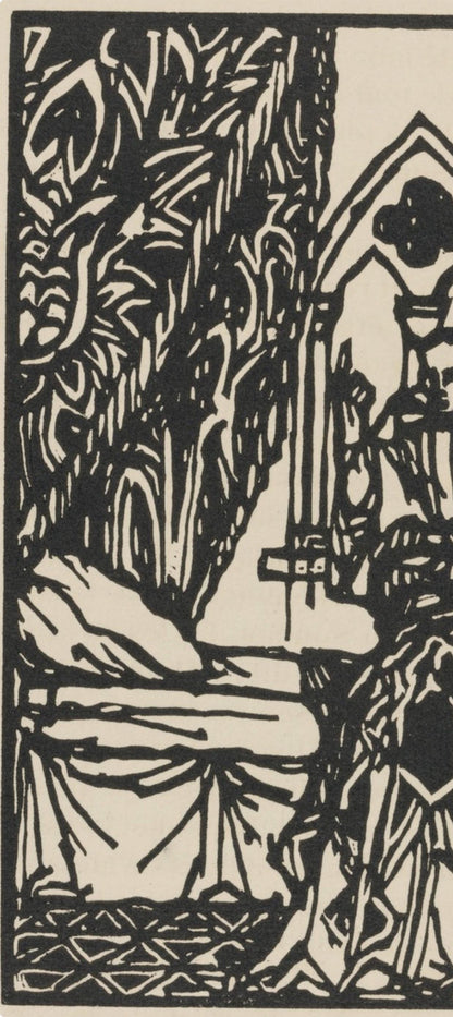 Mile Bernard, Composition (Morane, No. 100), Les Petites Fleurs De St. Franoise, Woodcut