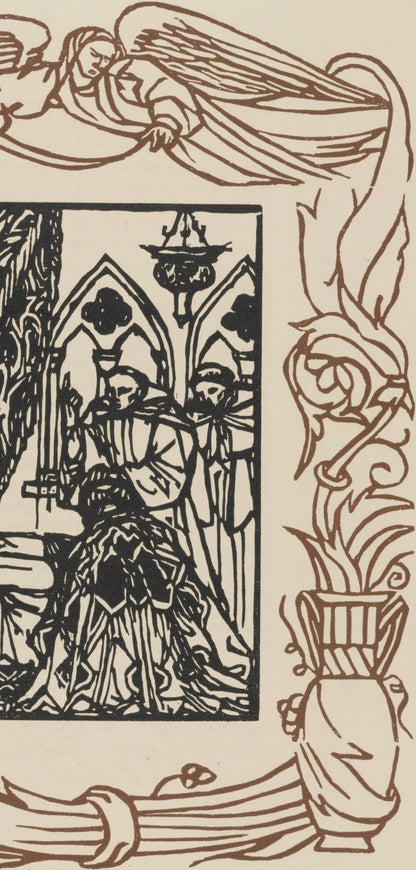 Mile Bernard, Composition (Morane, No. 100), Les Petites Fleurs De St. Franoise, Woodcut