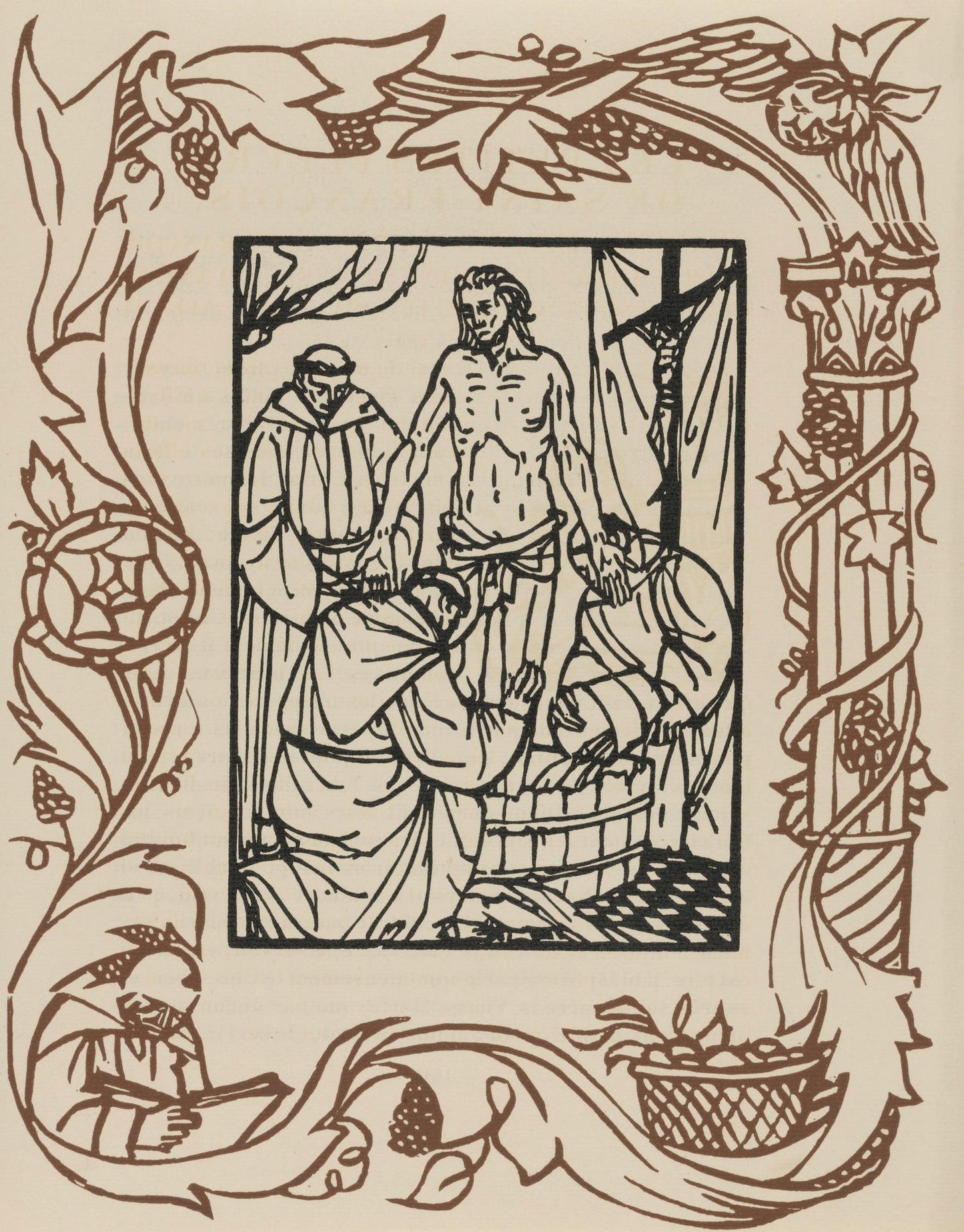 Mile Bernard, Composition (Morane, No. 100), Les Petites Fleurs De St. Franoise, Woodcut