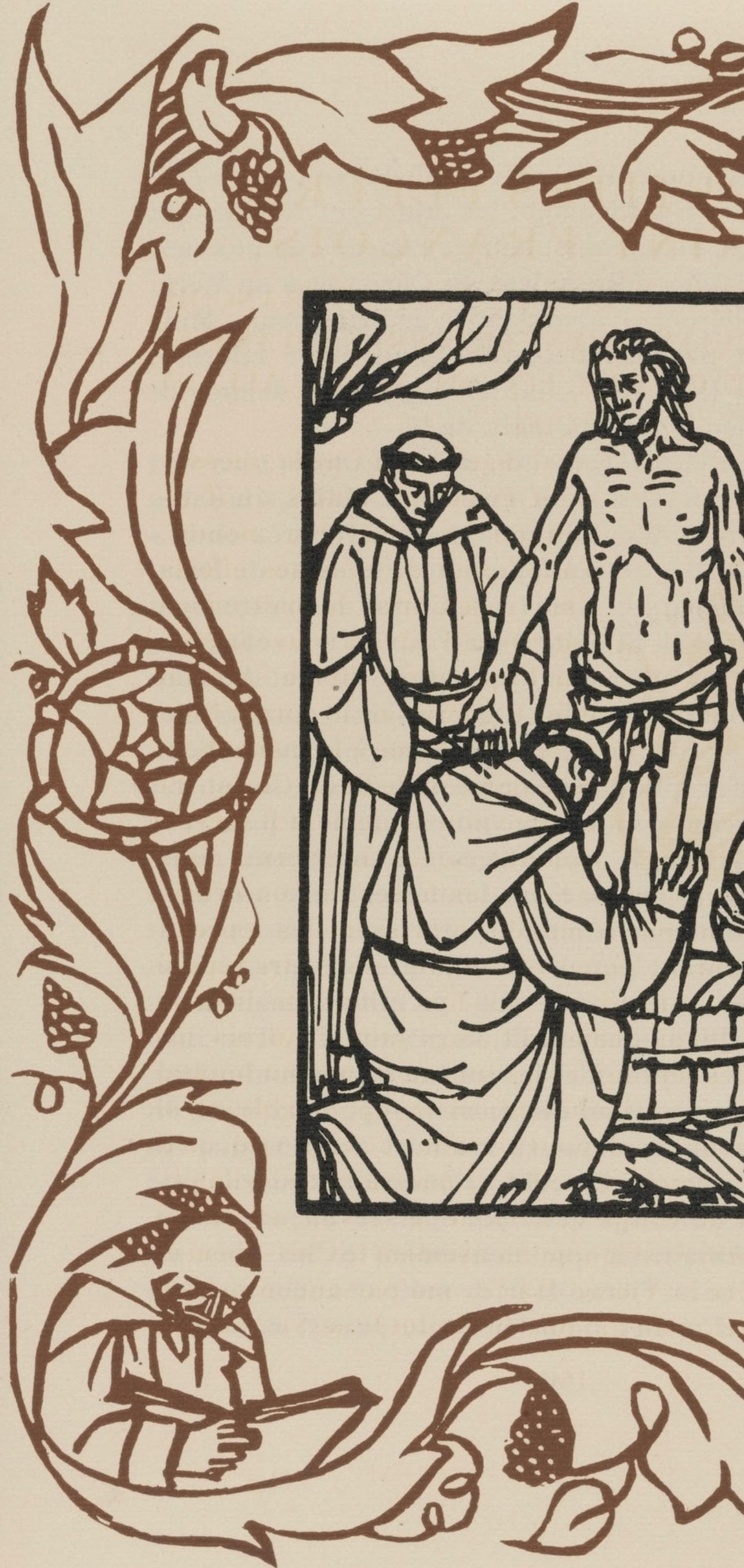 Mile Bernard, Composition (Morane, No. 100), Les Petites Fleurs De St. Franoise, Woodcut