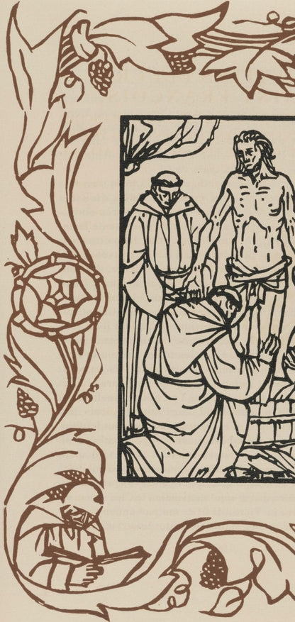 Mile Bernard, Composition (Morane, No. 100), Les Petites Fleurs De St. Franoise, Woodcut