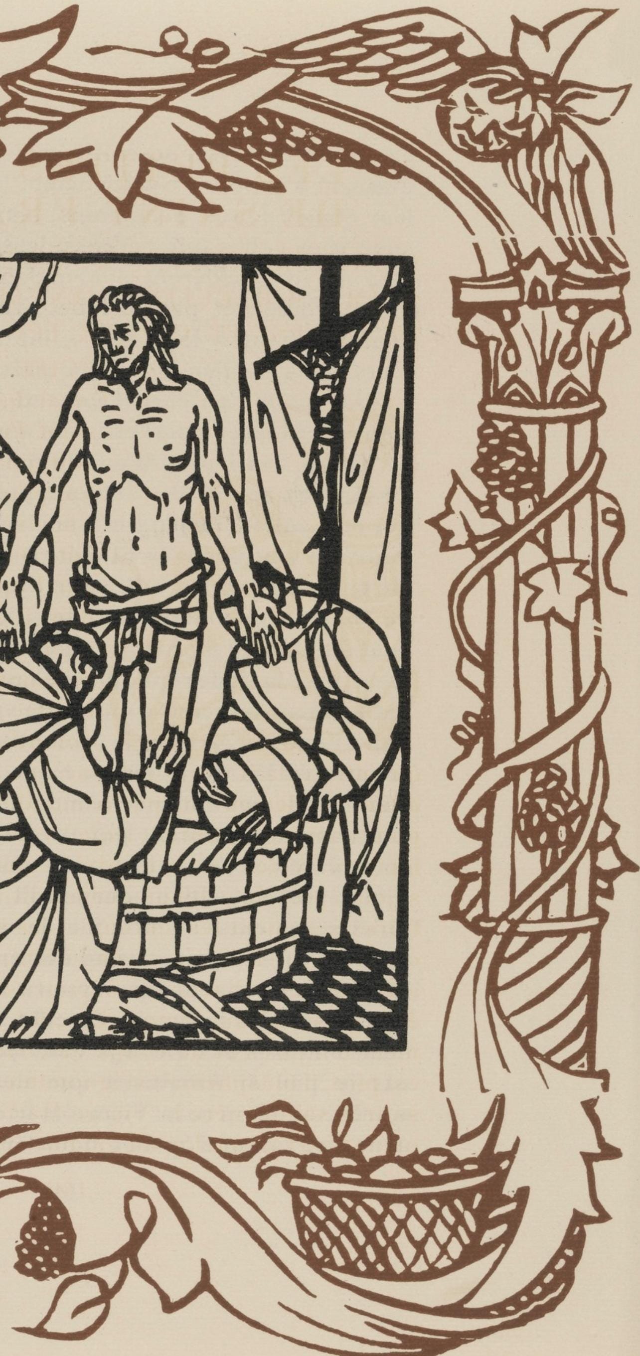 Mile Bernard, Composition (Morane, No. 100), Les Petites Fleurs De St. Franoise, Woodcut