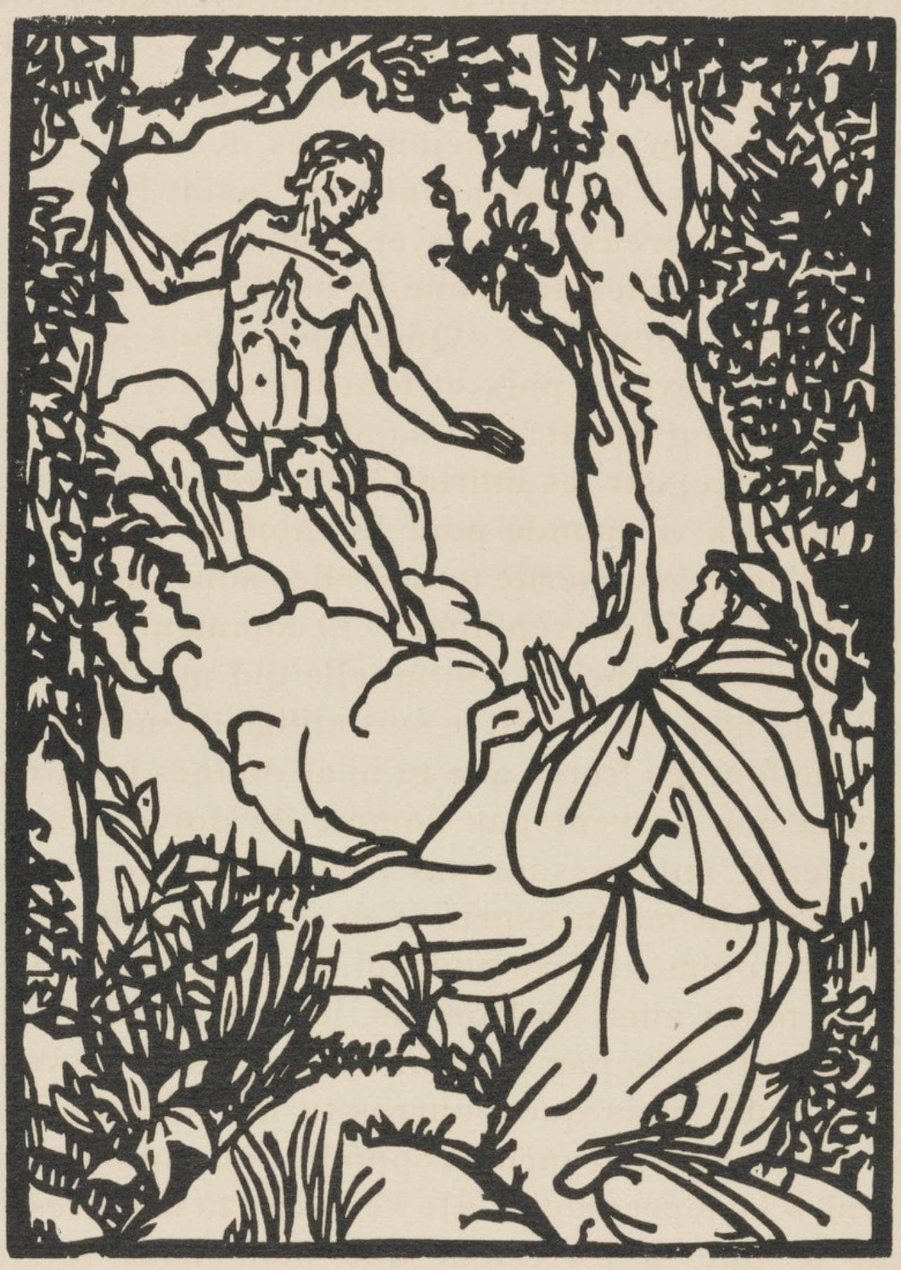 Mile Bernard, Composition (Morane, No. 100), Les Petites Fleurs De St. Franoise, Woodcut