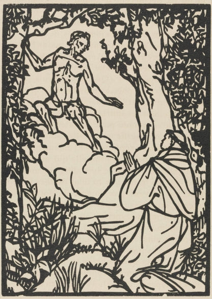 Mile Bernard, Composition (Morane, No. 100), Les Petites Fleurs De St. Franoise, Woodcut