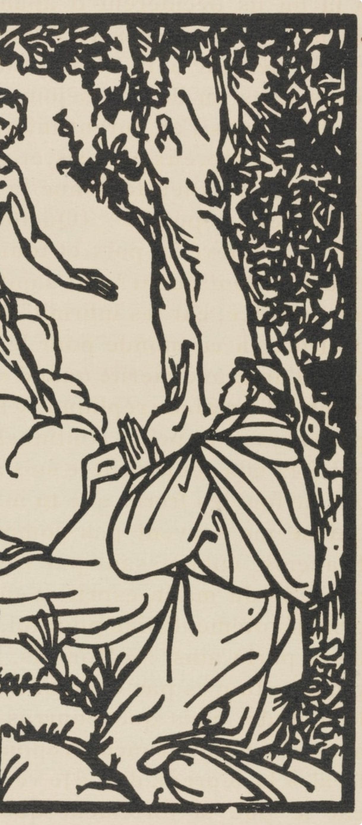 Mile Bernard, Composition (Morane, No. 100), Les Petites Fleurs De St. Franoise, Woodcut