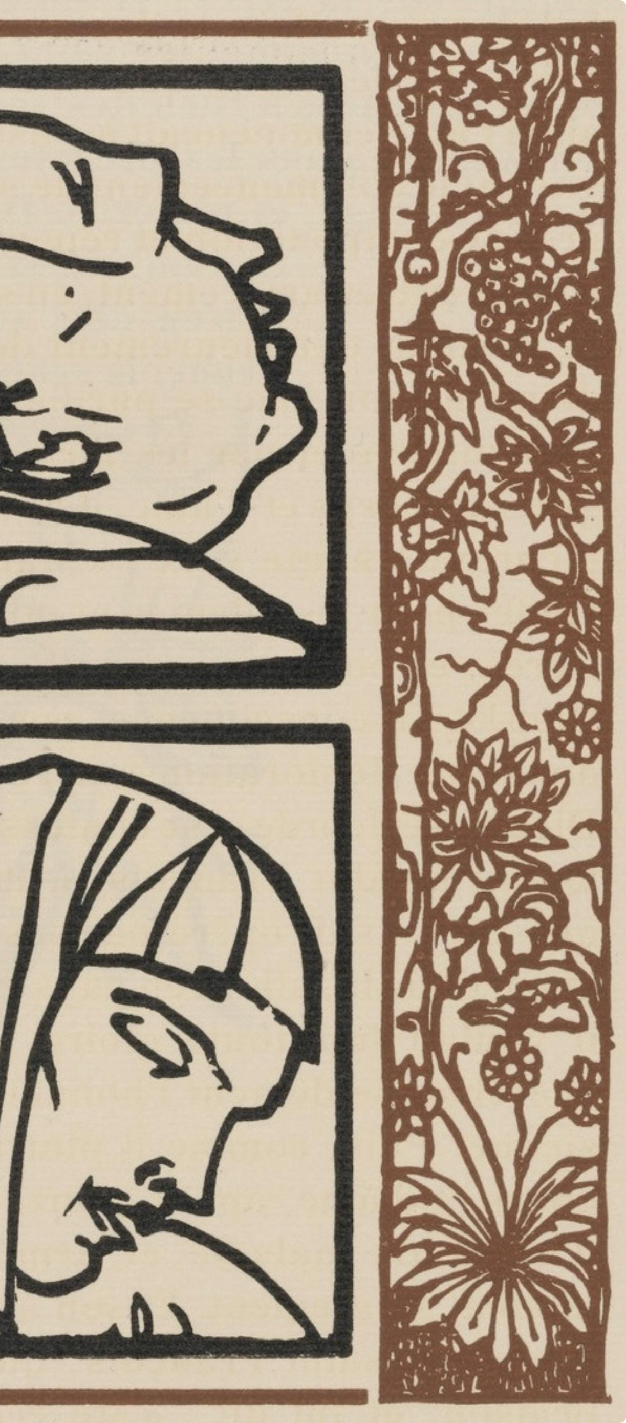 Mile Bernard, Composition (Morane, No. 100), Les Petites Fleurs De St. Franoise, Woodcut