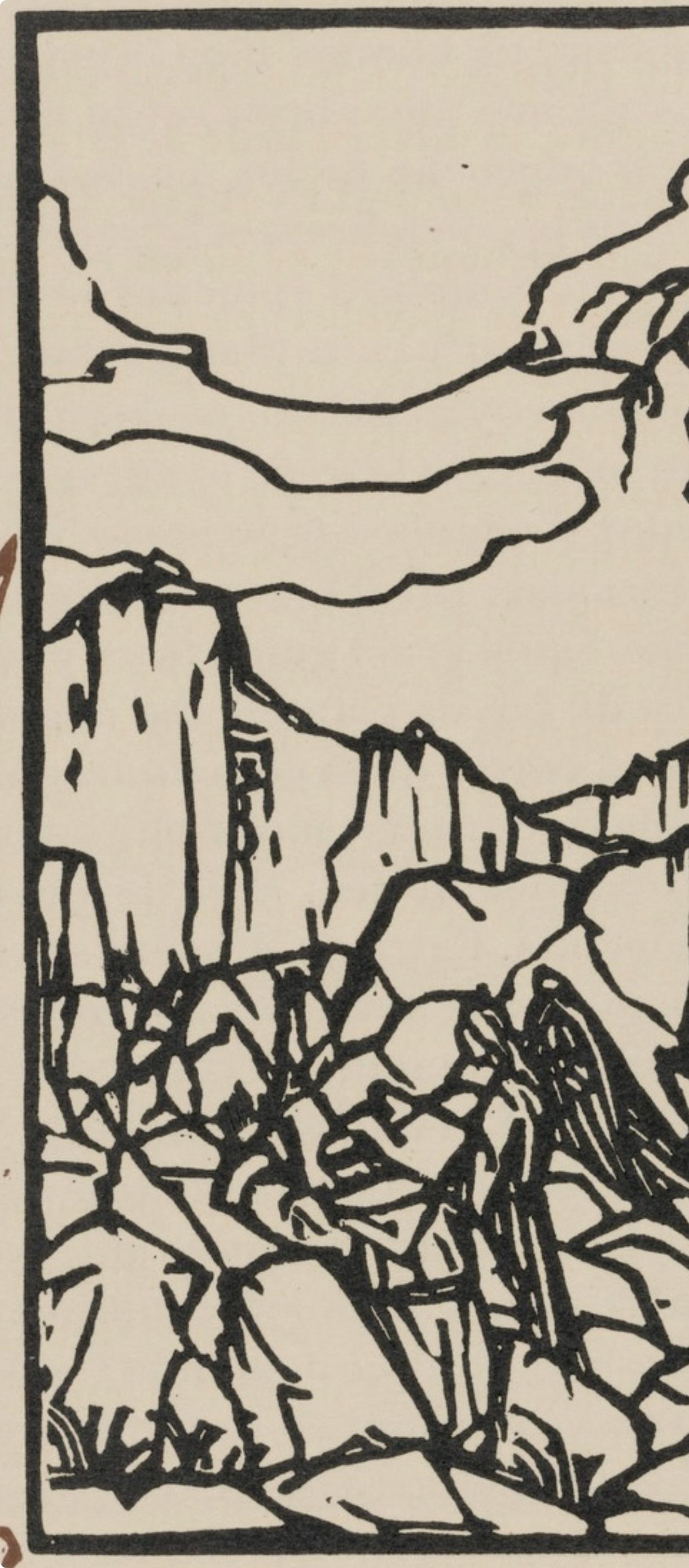 Mile Bernard, Composition (Morane, No. 100), Les Petites Fleurs De St. Franoise, Woodcut