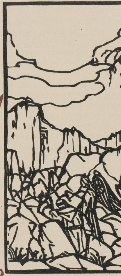 Mile Bernard, Composition (Morane, No. 100), Les Petites Fleurs De St. Franoise, Woodcut