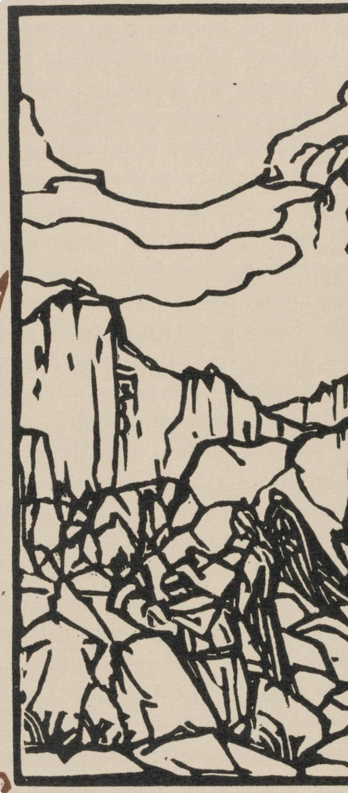 Mile Bernard, Composition (Morane, No. 100), Les Petites Fleurs De St. Franoise, Woodcut